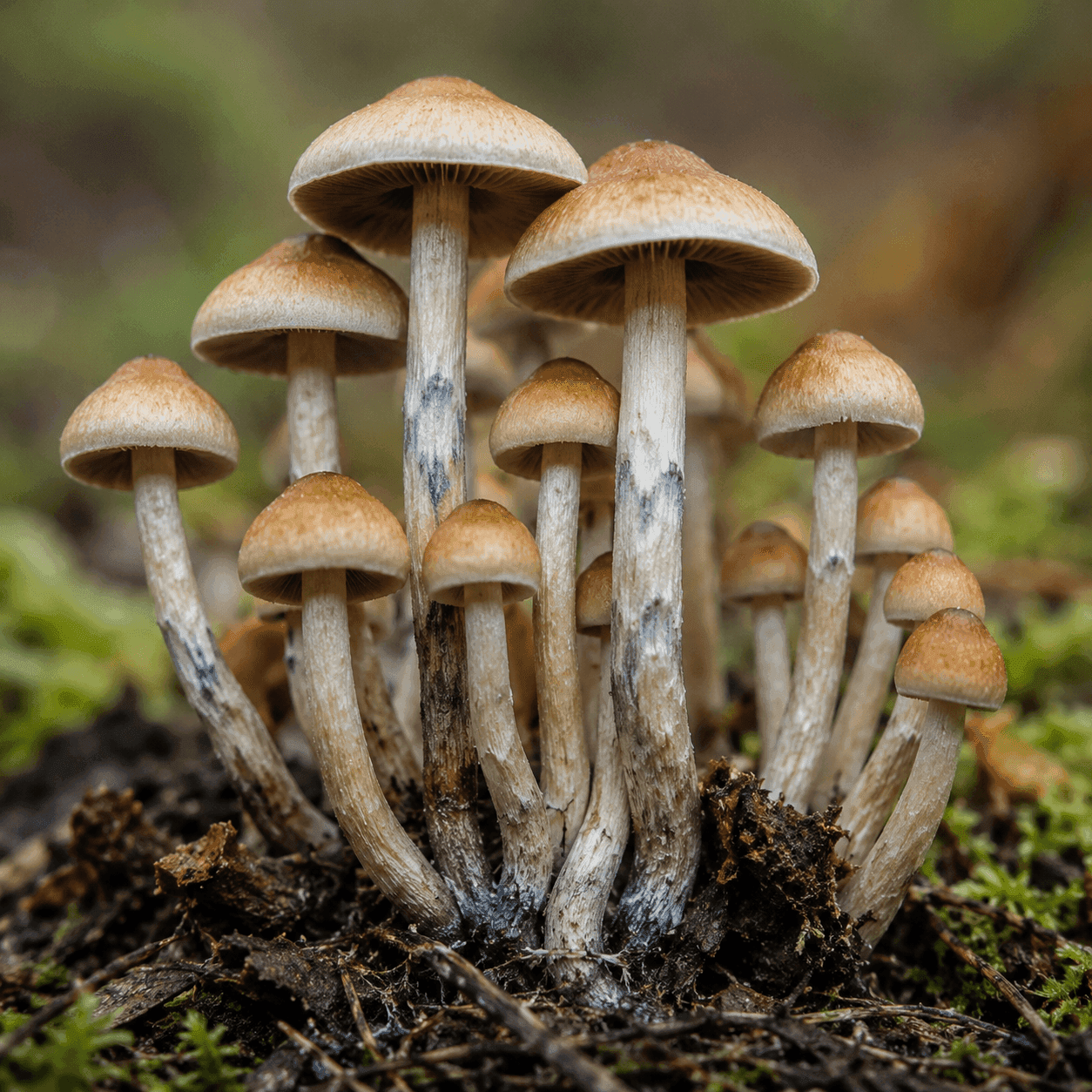 Psilocybin mushroom specimen — founder-provided scientific education visual